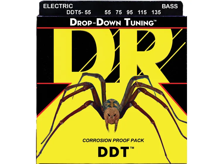 DR Strings DDT555 Drop-Down Tuning (055-135) Heavy 5 str. 